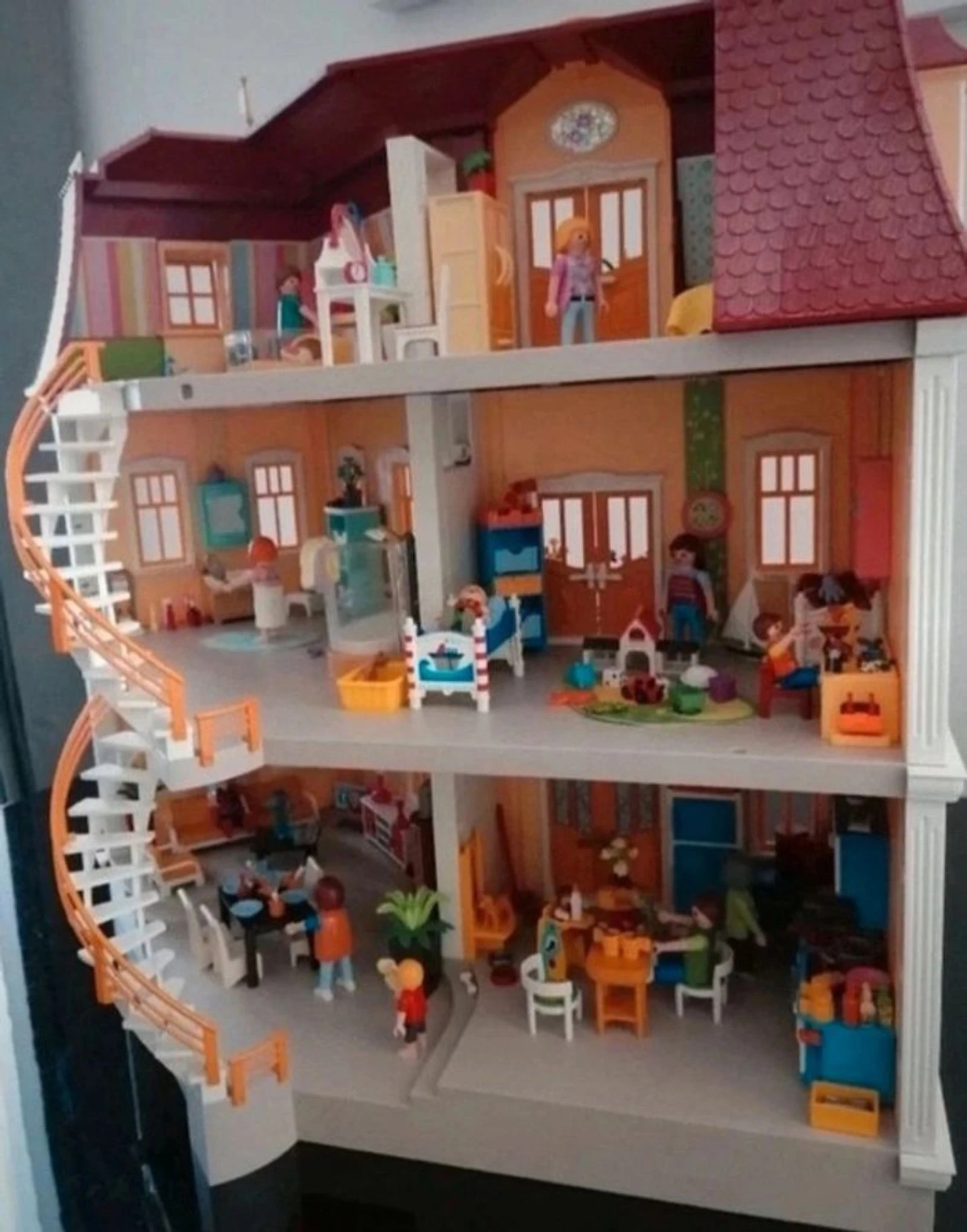 Casa de la ciudad completa Playmobil 5302 - la mamá y sus gemelos - La niña y su patineta ATENCIÓN NO SE ENVÍA – photo 5